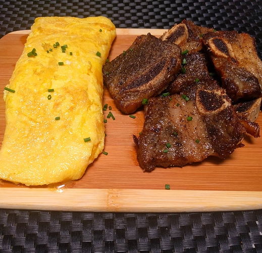 beef ribs n eggs