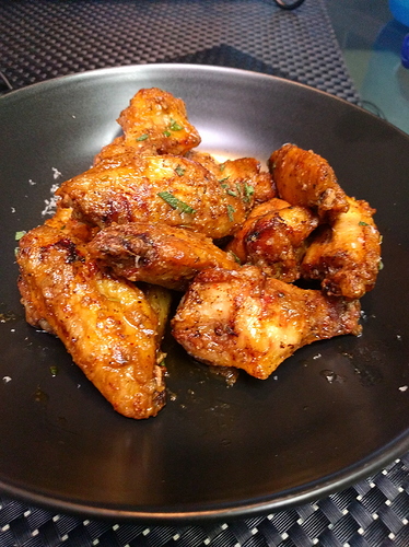 Garlic Parmesan wings