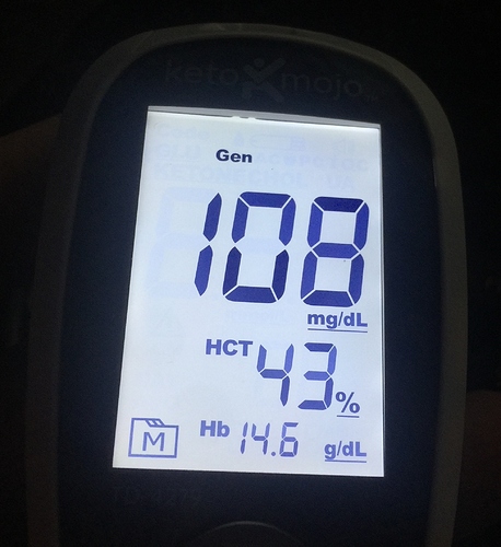 Keto Mojo Readings Chart