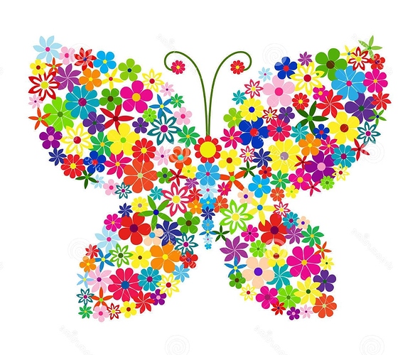 unique-floral-butterfly