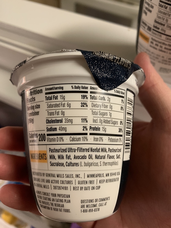 Keto “ratio” yogurt Ketogenic Forums