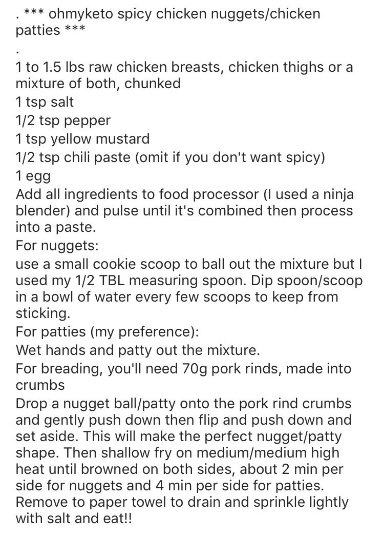 Spicy Chicken Patty - recipes, Recipes, RECIPES - Ketogenic Forums