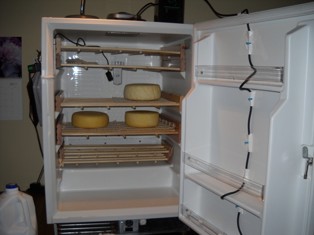 Uline Fridge for Cheese Cave