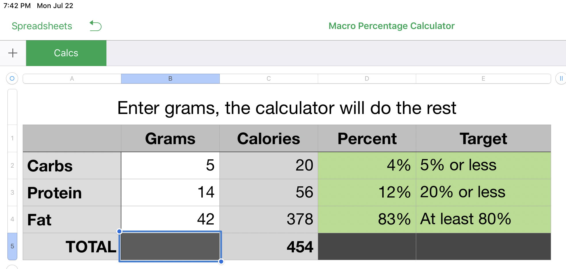how to figure out your macros for your body type