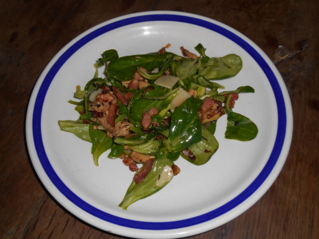 Chicken and bacon salad