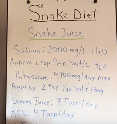 How to Make Snake Juice 